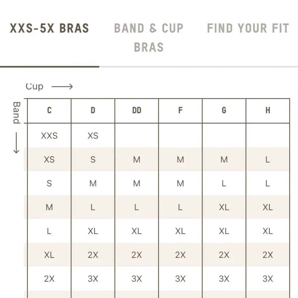 (A9) Skims ADAPTIVE FITS EVERYBODY‎ TRIANGLE BRALETTE, Color: Clay, Size XL, NWT - Picture 8 of 8